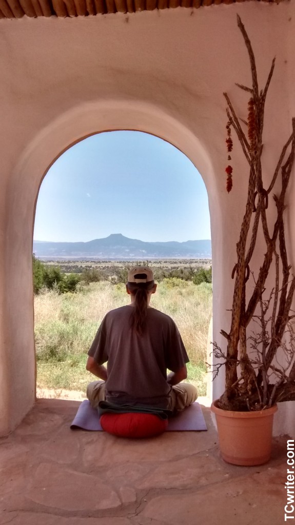 Meditating at Ghost Ranch2